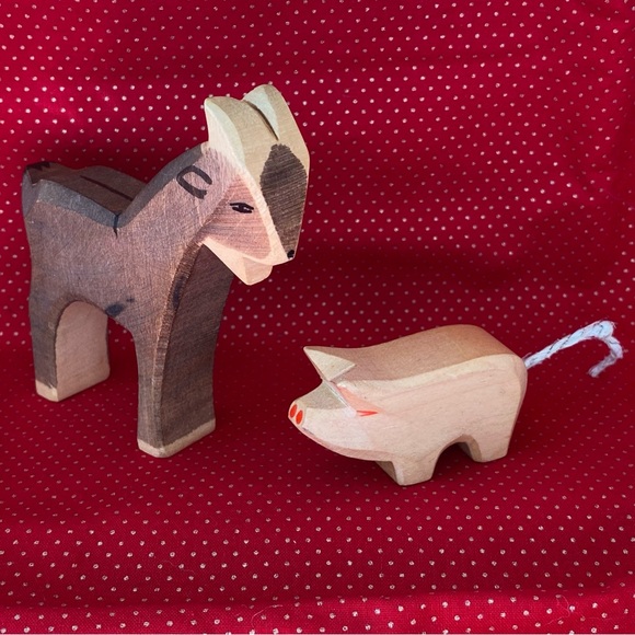Ostheimer Wooden Farm Animals Toys. Handmade in Germany - Picture 2 of 13